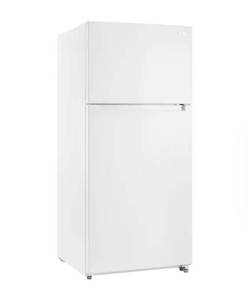 lot 5110 image: 18 cu. ft. Top Freezer Refrigerator DOE in White - Retail $529