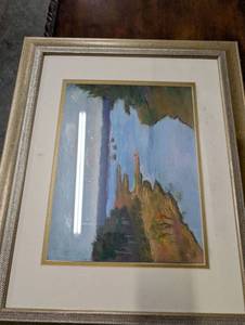 lot 156 image: Original Missouri River Landscape Painting (2004)