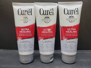 lot 5046 image: Lot of 3 Curel Ultra Healing Intensive Lotion 2.5 FL OZ each