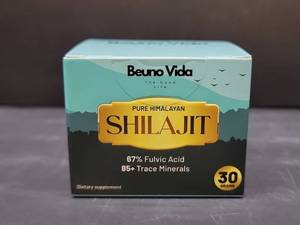 lot 5053 image: Pure Himalayan Shilajit - Natural Mineral Supplement 30 g
