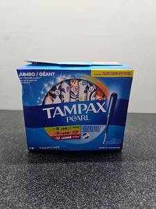 lot 5109 image: Tampax Pearl Tampon Multipack wLeakGuard Braid  SuperSuper PlusUltra Absorbency  45 Ct Unscented