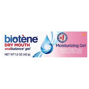lot 5130 image: Biotene OralBalance Moisturizing Gel Dry Mouth - Trial Size - 1.5oz. BB 122027