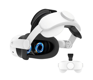 lot 31220 image: Head Strap Compatible with Meta Quest 3S Elite Strap Replacement for Oculus Quest 3S - Adjustable VR Headset Strap - Lightweight and Comfortable VR Headset Accessories - Reduce Facial Stress