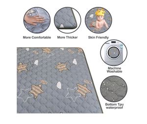 lot 31248 image: Baby Play Mats for Floor, Thick 50x50 Inch Crawling Mat for Playpen,Foam Playmats for Babies and Toddlers Infants, Foldable and Machine Washable(Grey)
