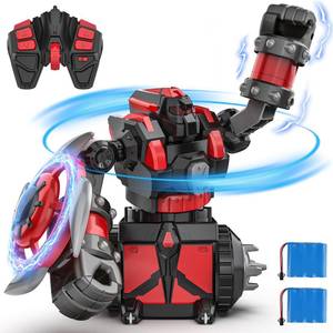 lot 31275 image: HGAUCAI Remote Control Robot for Kids 5 and Up, 360-Degree Rotating Robot Battling Toy