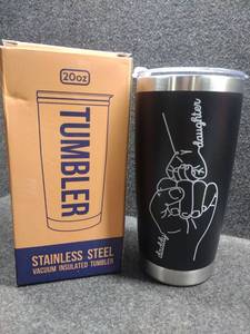 lot 31299 image: 20oz Father-Daughter Humorous Stainless Steel Tumbler