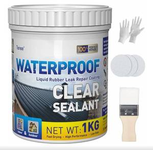 lot 31315 image: 35 oz Invisible Waterproof Agent Sealant with Full Tools, Transparent Adhesive Insulating Sealant Coating Provides Ultimate Protection for Repairing Leak, Clear Anti Leakage Agent for Tile, Bathtub