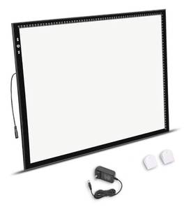 lot 20946 image: HSK A2 Artist tracing Light Box Copy Table 12V2A Adapter Dimmerable 5000 Lux LockUnlock Button Artcraft Light Pad for Tatto Drawing, Sketching, Animation,Diamond Painting