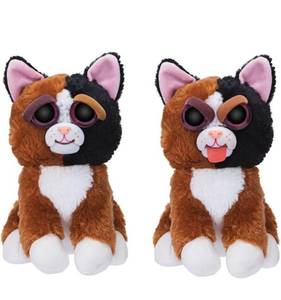lot 20962 image: Case of 15   $59 PER. Feisty Pets Expressions Silly Mary Monstertruck The Calico Cat Sticks her Tongue Out