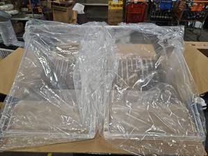 lot 20981 image: Crisper Drawers. Refrigerator Set of 2