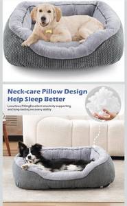 lot 22917 image: INVENHO Medium Dog Beds for Medium Dogs Washable, Rectangle Dog Bed Medium Size Dog, Orthopedic Dog Bed, Warming Soft Calming Sleeping Puppy Bed Durable Pet Bed with Anti-Slip Bottom M(30x24x9)