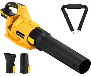 lot 31378 image: Cordless Leaf Blower for Dewalt 20V Battery - 650 CFM125 MPH Electric Leaf Blower with Brushless Motor, 3-Speed Adjustable (100MPH) for LawnYard Care - Battery Not Included