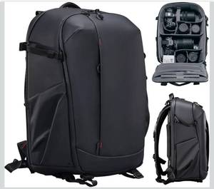 lot 31384 image: ULANZI Camera Backpack Professional Bag, Water-Resistant Photography Camera Case Anti Theft Travel for Photographers DSLR Mirrorless Camera Lens Tripod Holder 16 Laptop Black 22L