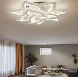 lot 31414 image: Modern LED Ceiling Light, 3000K4500K6000K Ceiling Light Fixture, Chandelier Flush Mount Ceiling Lights, LED Ceiling Lamp Fixture for Kitchen Living Room Dining Room Bedroom (White)