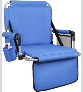 lot 41517 image: ALPHA CAMP Stadium Seat Padded Chair for Bleachers with Back & Arm Rest