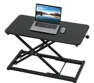 lot 41534 image: Height Adjustable Standing Desk Converter,Computer Keyboard Stand for Desktop,Keyboard Riser for Stand Up Desk Riser,Computer Workstations for Laptop and Single Monitor Office Use,Size 23.6 Inch