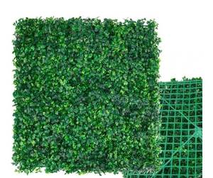 lot 41562 image: Grass Wall Panels, Boxwood Panels 20x20 inch -12 Pack Artificial Boxwood Panel for IndoorOutdoor Greenery Wall Backdrop