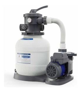 lot 60453 image: AQUASTRONG Sand Filter Pump for Above Ground Pool with Timer, 12 HP Pool Pump Max 2500 GPH for Pools up to 9000GAL, 12in Pool Sand Filter with 6-Way Valve, Improved Circulation for Crystal-Clear Pool