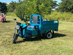 lot 1015 image: Unused 2025 Electric Three Wheeled Truck with Bed-This item is NOT assembled, assembly required for use