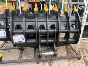 lot 1205 image: Unused Arteer 2025 65 inch Excavator Rake that fits a Caterpillar 320 Excavator - Very Large - Over 1800 pounds