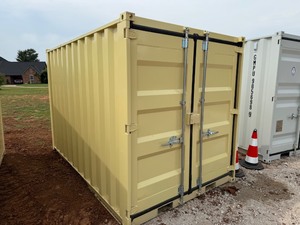 lot 1017 image: Unused 11 foot Container with window and walk through door