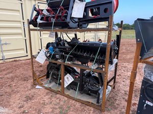 lot 1030 image: 3 Tier Shelving - Raw Metal - Shelf Only, Implements not included