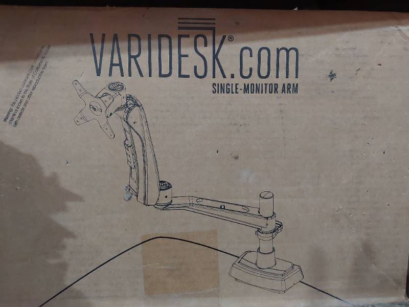 lot 20061 image: Varidesk single monitor arm