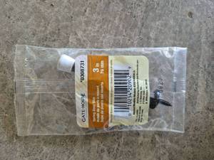 lot 20166 image: Spring Door Stop Set - 3 inch  76mm - Retail $1