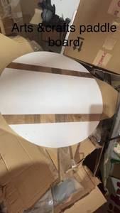 lot 20183 image: MudPie Round Serving Paddle Board - Retail $56