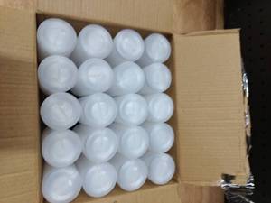 lot 1284 image: 20-Pack 4oz White Kitchen Storage Containers - Retail $15