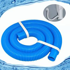 lot 2054 image: 1-14 Inch x 3ft Above Ground Pools Replacement Hose for Pump 330 GPH, 530 GPH, and 1,000 GPH Compatible with Intex Coleman Summer Waves Pool Skimmer (Blue 1-14 by 3ft) - Retail $14
