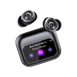 lot 2069 image: VEKJ Sleep Earbuds Bluetooth 5.4 in Ear Smart Touch Screen Ear Buds, 48H Playtime Mini Sleep Headphones Small Design for Side Sleepers, Crystal-Clear Calls, 5 EQ Modes, IPX7 Waterproof Earphones Black - Retail $20