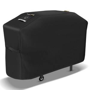 lot 2329 image: PasWith Griddle Cover for Blackstone 28 inch Griddle with Hood,Upgraded Rip-Proof & Waterproof Windproof 600D 5483 Grill Cover for Blackstone 2 Burner Griddle with Strap and Air Vent - Retail $28