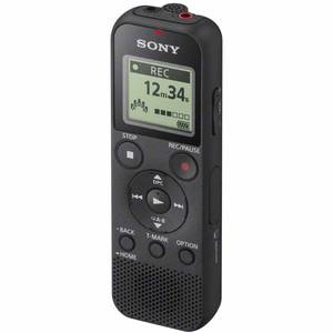 lot 2411 image: Sony ICD-PX370 Mono Digital Voice Recorder with Built-In USB Voice Recorder,black - Retail $52