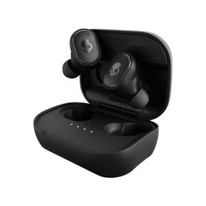 lot 2413 image: Skullcandy Grind Wireless Earbuds, Bluetooth Headphones, Up to 40 Hours Battery, Noise Isolating Fit, Microphone for iPhone Android, Customizable via Skull-iQ App - True Black - Retail $80