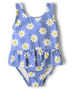 lot 2464 image: The Childrens Place,And Toddler Girls Sleeveless One Piece Swimsuit,Baby-Girls,Speedway Blue Neon,4T - Retail $16