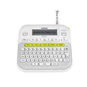 lot 2493 image: Brother P-touch, PTD210, Easy-to-Use Monochrome Label Maker, One-Touch Keys, Multiple Font Styles, 27 User-Friendly Templates, White - Retail $69