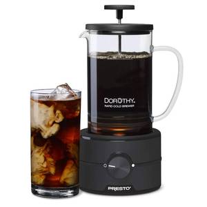 lot 5956 image: Presto 02937 Dorothy�� Electric Rapid Cold Brewer - Cold brew at home in 15 minutes - No more waiting 12 to 24 hours. - Retail $26