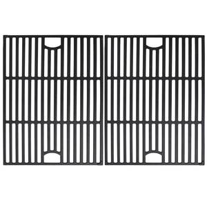 lot 5973 image: Grill Grates for Nexgrill Replacement Parts 5 Burner 720-0888N 720-0888,17 Inch Cast Iron Cooking Grate Replacement for Nexgrill 4 Burner 720-0830H 720-0830X 720-0888S 720-0783W for Nexgrill 5 Burner - Retail $40