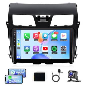 lot 5996 image: Naifay Car Stereo for Nissan Altima 2013 2014 2015 Radio, 10.1inch IPS Touch Screen for Nissan Altima Radio with Carplay Android Auto Bluetooth FM Receivers GPS WiFi SWC Backup CameraMIC Can Bus - Retail $129