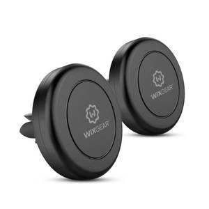lot 6248 image: Magnetic Phone Holder for Car, WixGear 2 Pack Universal Air Vent Magnetic Phone Mount for Car, Car Phone Holder Mount for Cell Phones and Mini Tablets with 4 Metal Plates - Retail $14