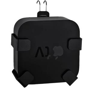 lot 6256 image: IFCASE WallUnder DeskBack of TV Mount Compatible with All Apple TV Generations (Including All 4K Models) (Black) - Retail $13