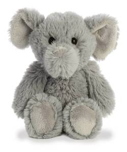 lot 6376 image: Aurora - Cuddly Friends - 8 Elephant, Grey - Retail $16