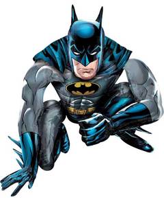 lot 6380 image: Anagram International Batman Air Walker, Multi-Color - Retail $17