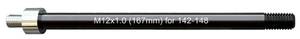 lot 6402 image: Bike Trailer Hitch Thru Axle Adapter 12mm Thru Axle with 1.01.51.75 Thread Pitch Shaft Length 167185mm (M12-1.0-167mm) - Retail $29