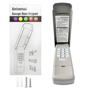 lot 6414 image: Universal Garage Door Opener Keypad for Liftmaster Chamberlain Craftsman Wayne Dalton Openers Produced since 1993, Wireless Keypad Keyless Entry, Replaces 877878MAX 37797787766LM,Safe Security2.0 - Retail $20