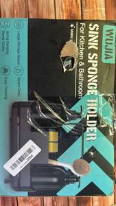 lot 9041 image: Multi-Surface Kitchen Sink Dispenser and Brush Set - Retail $25