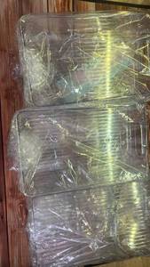 lot 9059 image: 6pk Stackable Refrigerator Compartments, Clear&nbsp