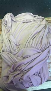 lot 10390 image: Large Women��s Polyester Dress, Magenta&nbsp