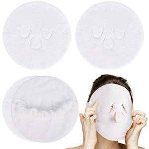 lot 10427 image: Face Steaming Towel, 4 Pack Reusable Face Towel Cold Hot Compress Facial Steamer Moisturizing Beauty Skin Care Spa Towels for Women Girls Skin Face Care Beauty Salons - Retail $7